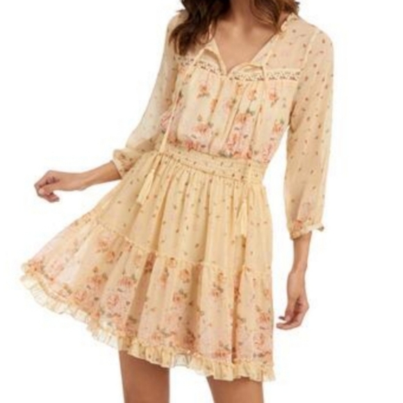 COCO + JAIMESONFloral Chiffon Waist Dress - Picture 9 of 16